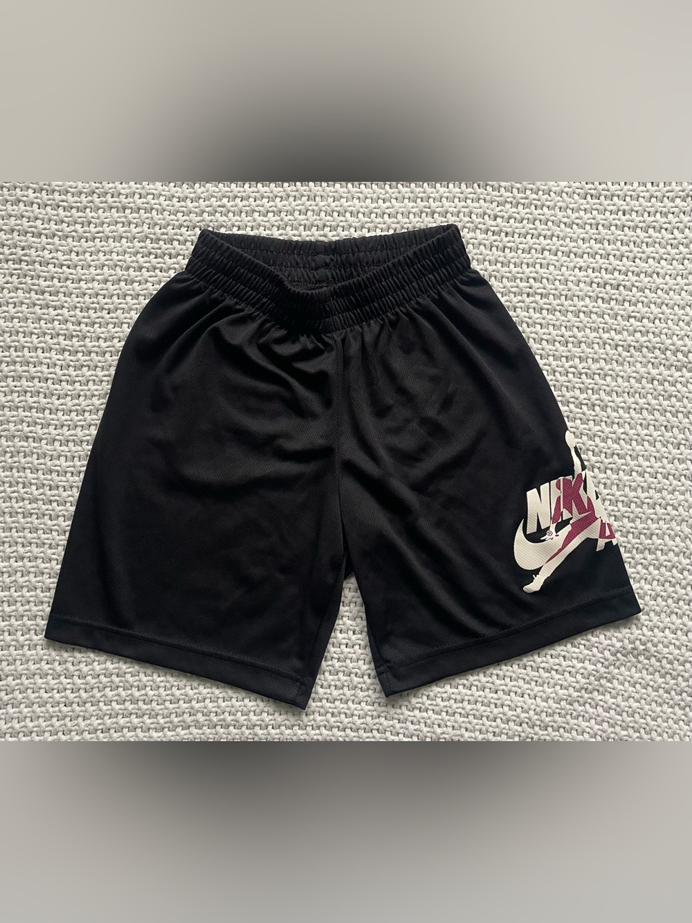 Boys Nike Air Jordan Jumpman Classics Mesh Basketball Shorts - Black
